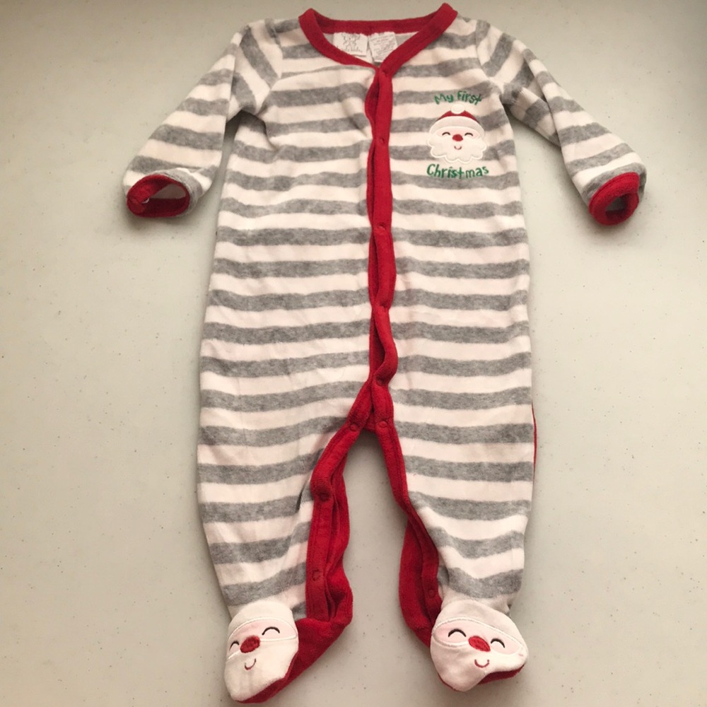 5/$25 KOALA KIDS Christmas Pyjamas Footies Snaps